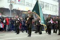 Ловци и представници Ловачког савеза Републике Српске на дефилеу