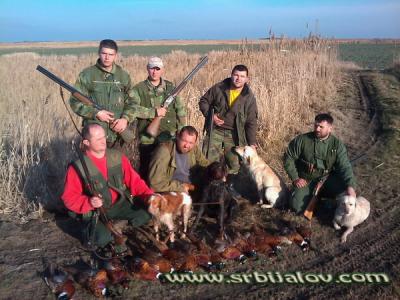 poslednji lov u lovnoj sezoni 2010/2011 na fazana.